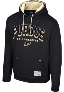 Mens Purdue Boilermakers Black Colosseum Ill Be Back Hooded Sweatshirt