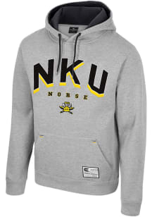 Colosseum Northern Kentucky Norse Mens Grey Ill Be Back Long Sleeve Hoodie