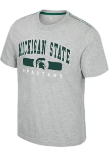 Colosseum Michigan State Spartans Grey Hasta La Vista Short Sleeve T Shirt