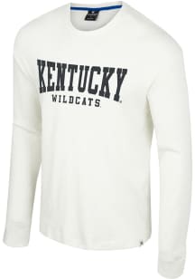 Colosseum Kentucky Wildcats White Affrimative Long Sleeve Fashion T Shirt