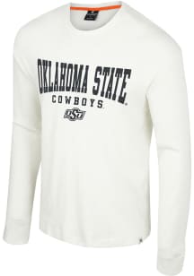 Colosseum Oklahoma State Cowboys White Affrimative Long Sleeve Fashion T Shirt