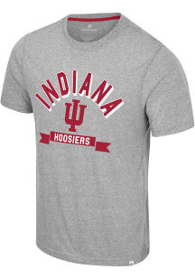 Colosseum Indiana Hoosiers Grey Connor Short Sleeve Fashion T Shirt