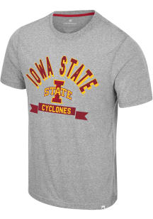 Colosseum Iowa State Cyclones Grey Connor Short Sleeve Fashion T Shirt