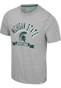 Colosseum Michigan State Spartans Grey Connor Short Sleeve Fashion T Shirt