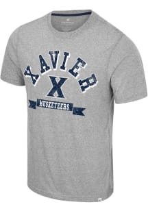 Colosseum Xavier Musketeers Grey Connor Short Sleeve Fashion T Shirt