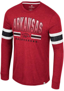 Colosseum Arkansas Razorbacks Cardinal You Must Live Long Sleeve T Shirt