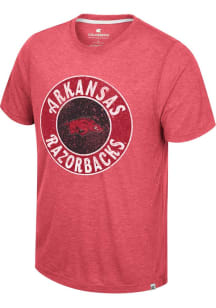 Colosseum Arkansas Razorbacks Cardinal Come With Me Short Sleeve Fashion T Shirt