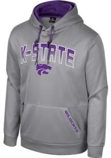 Colosseum K-State Wildcats Mens Grey Reese Hood