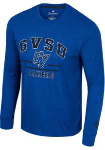 Colosseum Grand Valley State Lakers Blue No Problemo Long Sleeve T Shirt