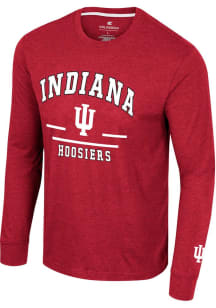 Colosseum Indiana Hoosiers Crimson No Problemo Long Sleeve T Shirt