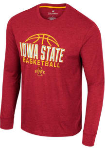 Colosseum Iowa State Cyclones Cardinal No Problemo Basketball Long Sleeve T Shirt