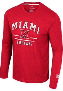 Colosseum Miami RedHawks Red No Problemo Long Sleeve T Shirt
