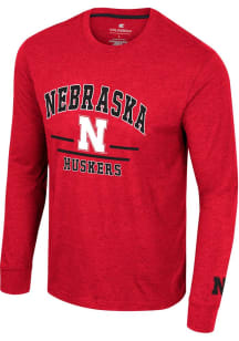 Colosseum Nebraska Cornhuskers Red No Problemo Long Sleeve T Shirt