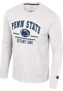 Colosseum Penn State Nittany Lions White No Problemo Long Sleeve T Shirt