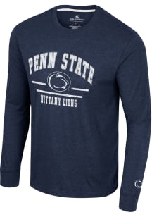 Colosseum Penn State Nittany Lions Navy Blue No Problemo Long Sleeve T Shirt