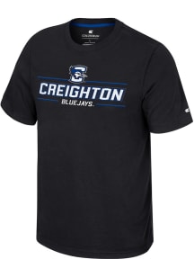 Colosseum Creighton Bluejays Black Resistance Short Sleeve T Shirt