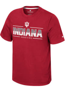 Colosseum Indiana Hoosiers Crimson Resistance Short Sleeve T Shirt
