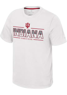 Colosseum Indiana Hoosiers White Resistance Short Sleeve T Shirt