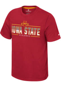 Colosseum Iowa State Cyclones Cardinal Resistance Short Sleeve T Shirt