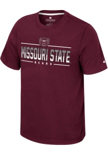 Colosseum Missouri State Bears Maroon Resistance Short Sleeve T Shirt