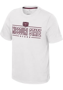 Colosseum Missouri State Bears White Resistance Short Sleeve T Shirt