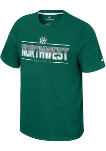 Colosseum Northwest Missouri State Bearcats Green Resistance Short Sleeve T Shirt