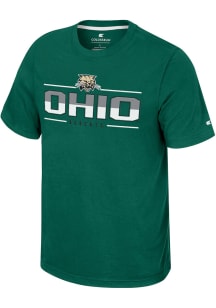 Colosseum Ohio Bobcats Green Resistance Short Sleeve T Shirt