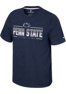 Colosseum Penn State Nittany Lions Navy Blue Resistance Short Sleeve T Shirt