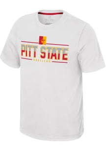 Colosseum Pitt State Gorillas White Resistance Short Sleeve T Shirt
