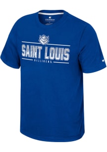 Colosseum Saint Louis Billikens Blue Resistance Short Sleeve T Shirt