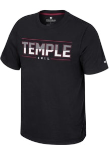 Colosseum Temple Owls Black Resistance Short Sleeve T Shirt