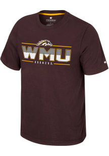 Colosseum Western Michigan Broncos Brown Resistance Short Sleeve T Shirt