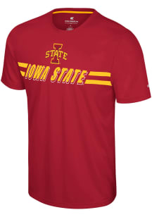 Colosseum Iowa State Cyclones Cardinal Hydraulic Press Short Sleeve T Shirt
