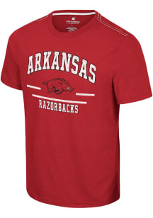 Colosseum Arkansas Razorbacks Crimson No Problemo Short Sleeve T Shirt