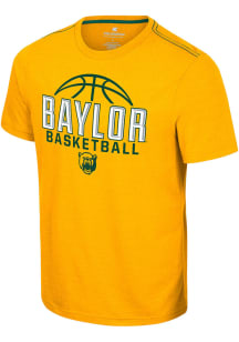 Colosseum Baylor Bears Gold No Problemo Basketball Short Sleeve T Shirt