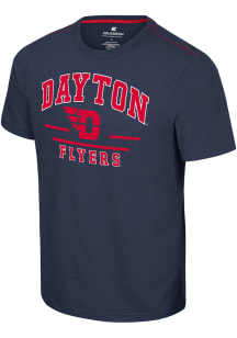Colosseum Dayton Flyers Navy Blue No Problemo Short Sleeve T Shirt