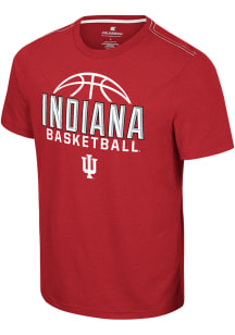 Colosseum Indiana Hoosiers Crimson No Problemo Basketball Short Sleeve T Shirt