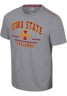 Colosseum Iowa State Cyclones Grey No Problemo Short Sleeve T Shirt