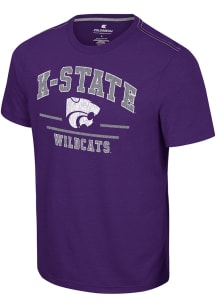 Colosseum K-State Wildcats Purple No Problemo Short Sleeve T Shirt
