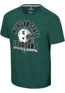 Colosseum Michigan State Spartans Green No Problemo Football Short Sleeve T Shirt