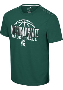 Colosseum Michigan State Spartans Green No Problemo Basketball Short Sleeve T Shirt