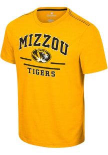 Colosseum Missouri Tigers Gold No Problemo Short Sleeve T Shirt
