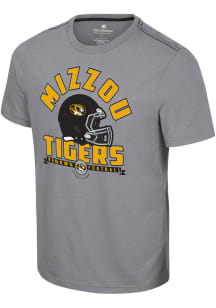 Colosseum Missouri Tigers Grey No Problemo Football Short Sleeve T Shirt