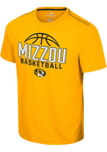 Colosseum Missouri Tigers Gold No Problemo Basketball Short Sleeve T Shirt