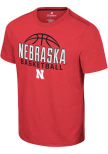 Colosseum Nebraska Cornhuskers Red No Problemo Basketball Short Sleeve T Shirt
