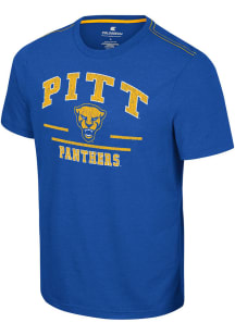 Colosseum Pitt Panthers Blue No Problemo Hail to Pitt Short Sleeve T Shirt