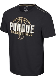 Colosseum Purdue Boilermakers Black No Problemo Basketball Short Sleeve T Shirt