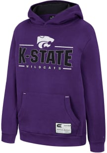 Colosseum K-State Wildcats Youth Purple Lead Guitarists Long Sleeve Hoodie