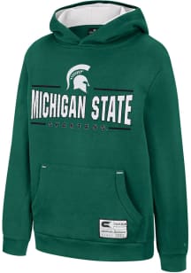 Colosseum Michigan State Spartans Youth Green Lead Guitarists Long Sleeve Hoodie
