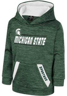 Toddler Michigan State Spartans Green Colosseum Hardcore Long Sleeve Hooded Sweatshirt